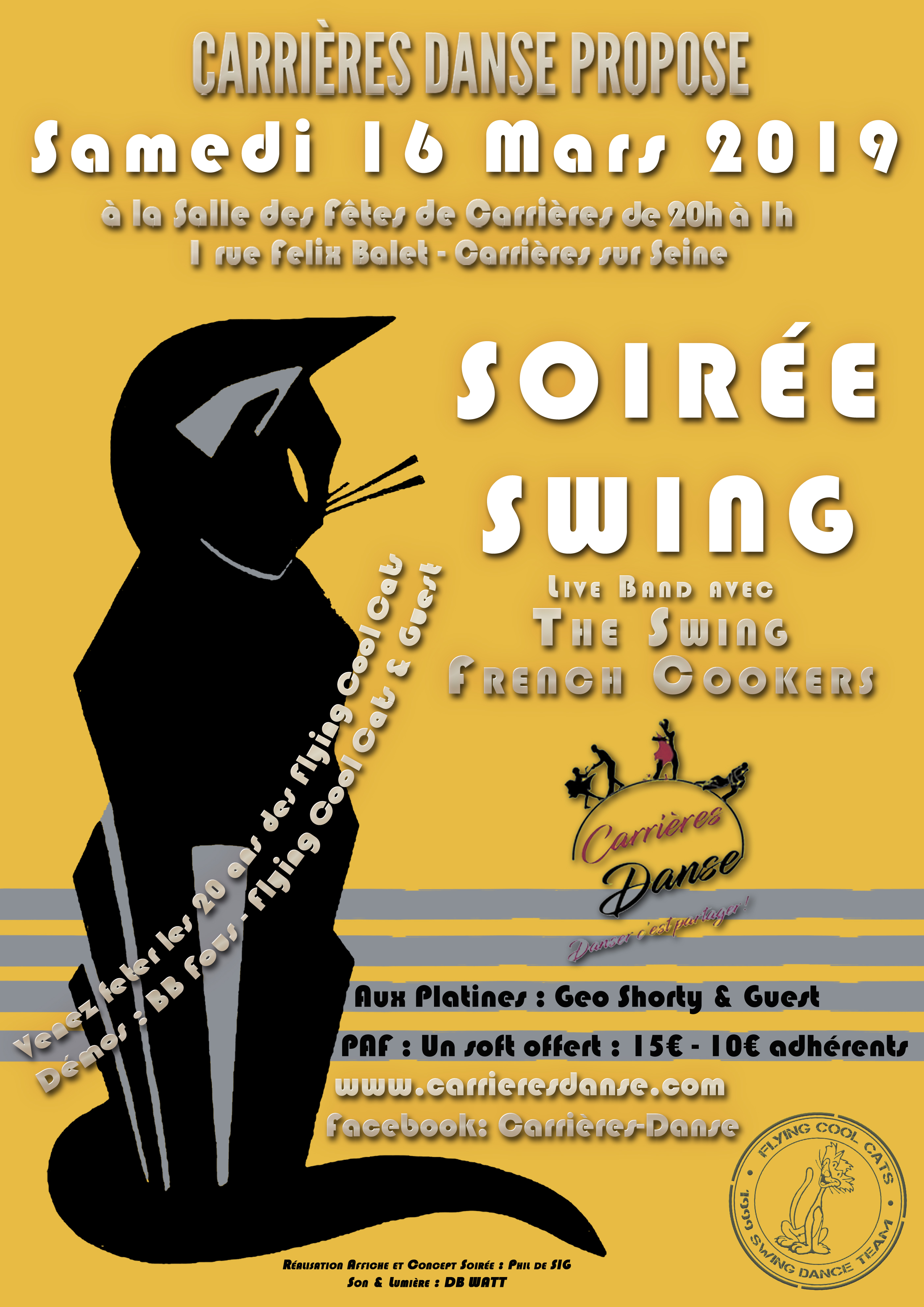 Samedi 16 mars : Soirée Swing !